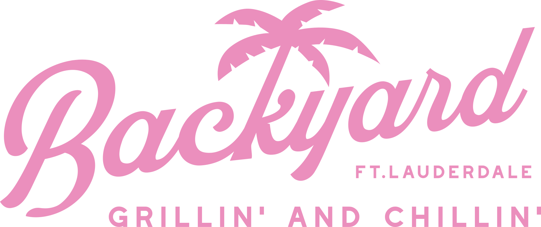Backyard Ft. Lauderdale - Grillin' and Chillin' Logo